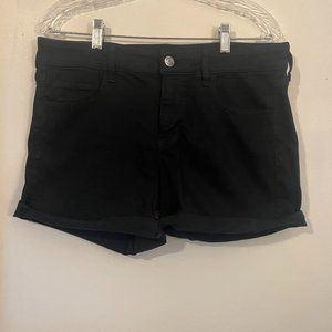 American Eagle Black Midi Shorts Size 12